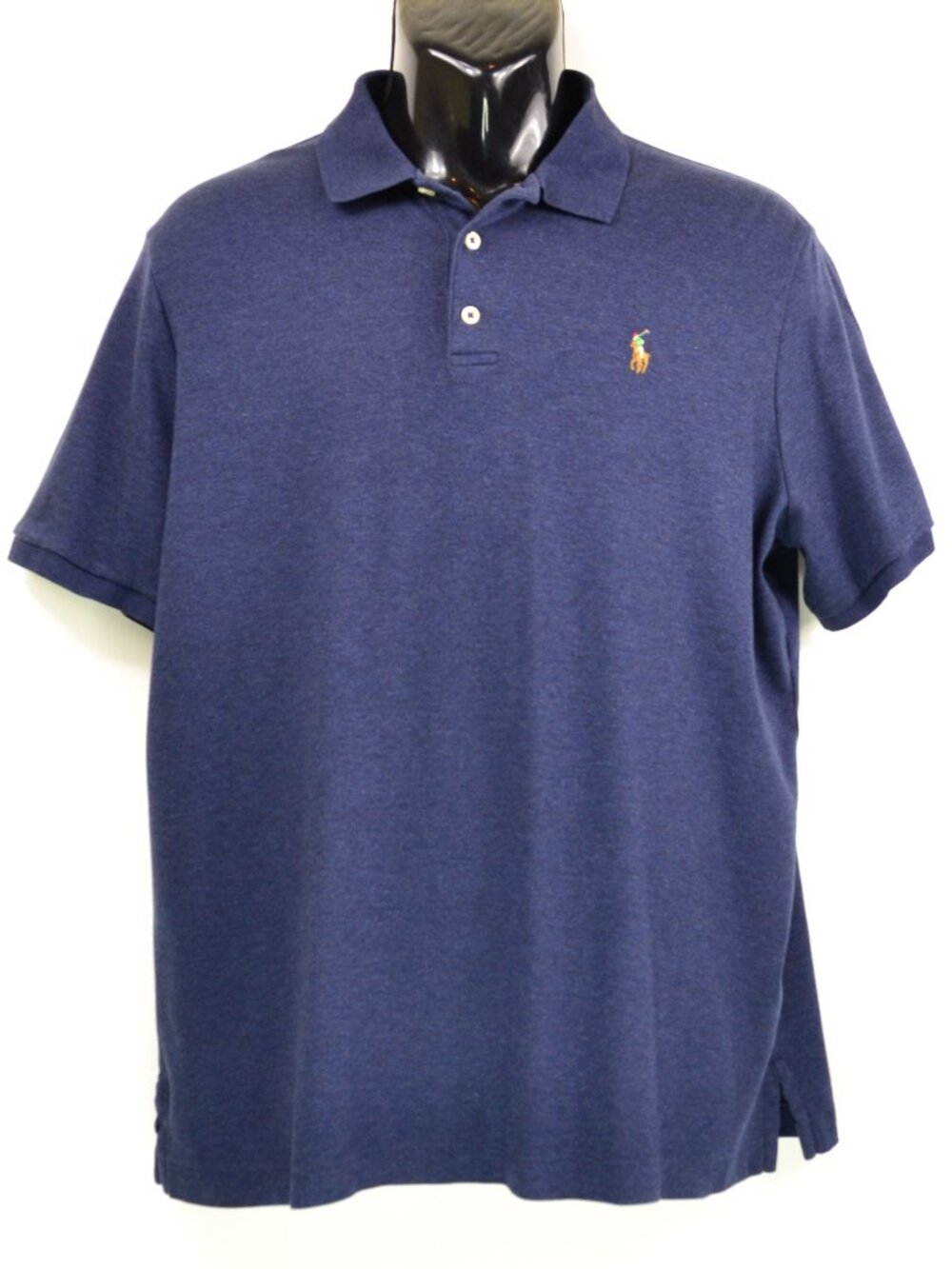 Polo Ralph Lauren Men's Size L Dark Purple Cotton Polo Shirt